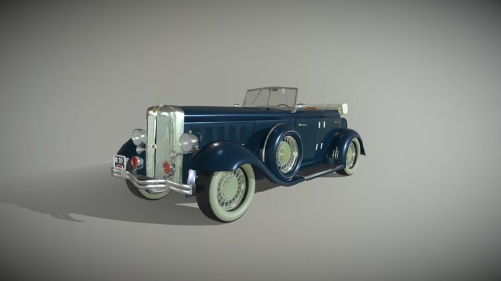 Chrysler 1932 CL Imperial 3D Model