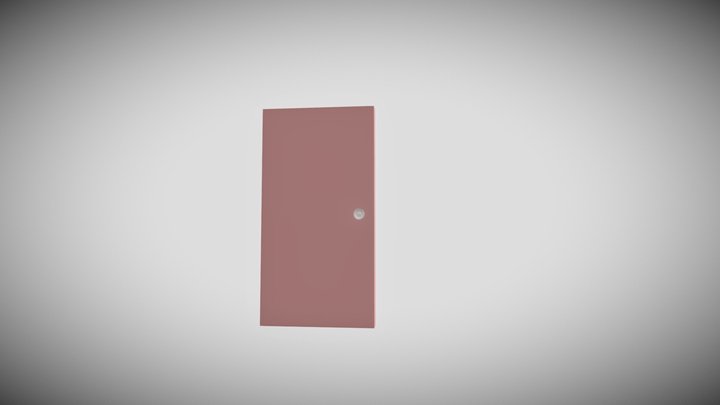 Pink Door 3D Model