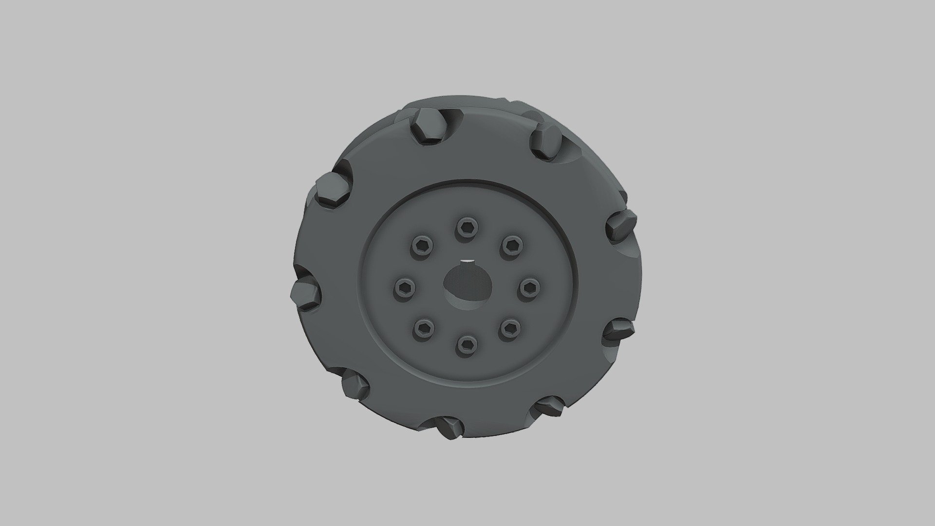 Mecanum колесо 15д — Sketchfab embed 3D viewer