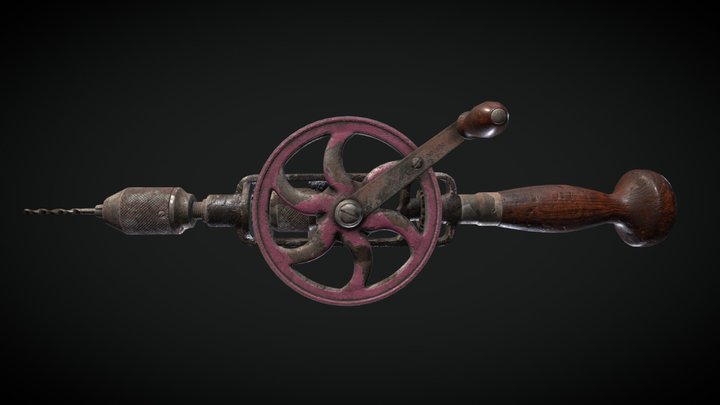 Millers Falls No. 908 Drill 3D Model