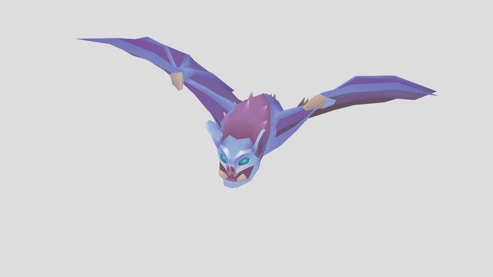 Bat 3D Model