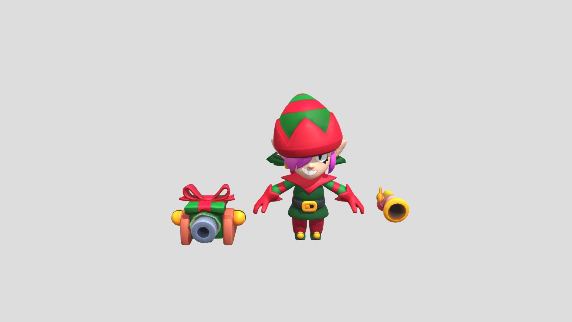 Brawl Stars Lil Helper Penny Download Free 3d Model By Cartoon Splash