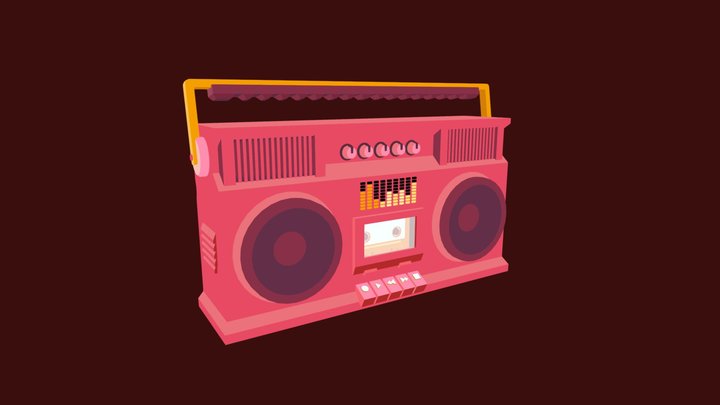 Boombox 3D Model