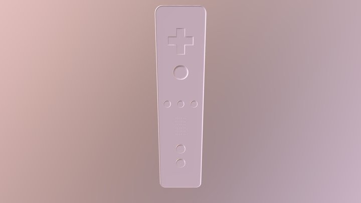 Wii Remote 3D Model