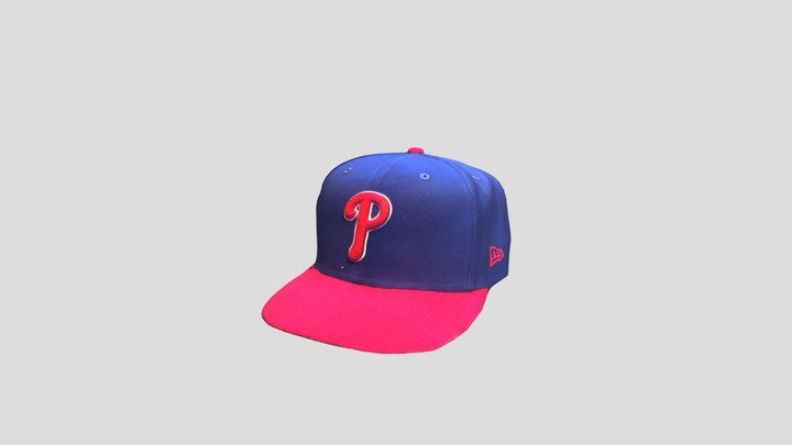 Philadelphia Phillies Baseball Hat 3D Model