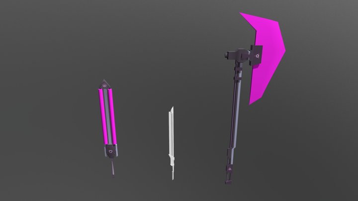 Weapons Concept 3D Model