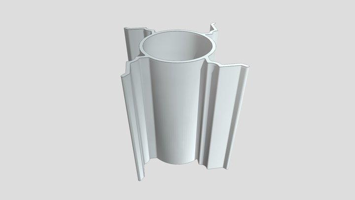 DecoGard Aluminiumprofil 46008 3D Model