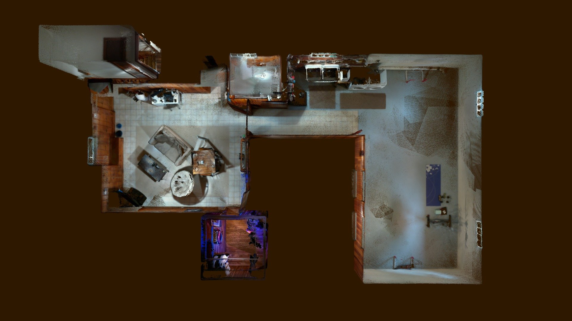 Residential Basement(Dot3D,RealSenseL515,7% pts) - Download Free 3D ...