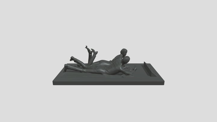 A memorial for students of KROK University 3D Model