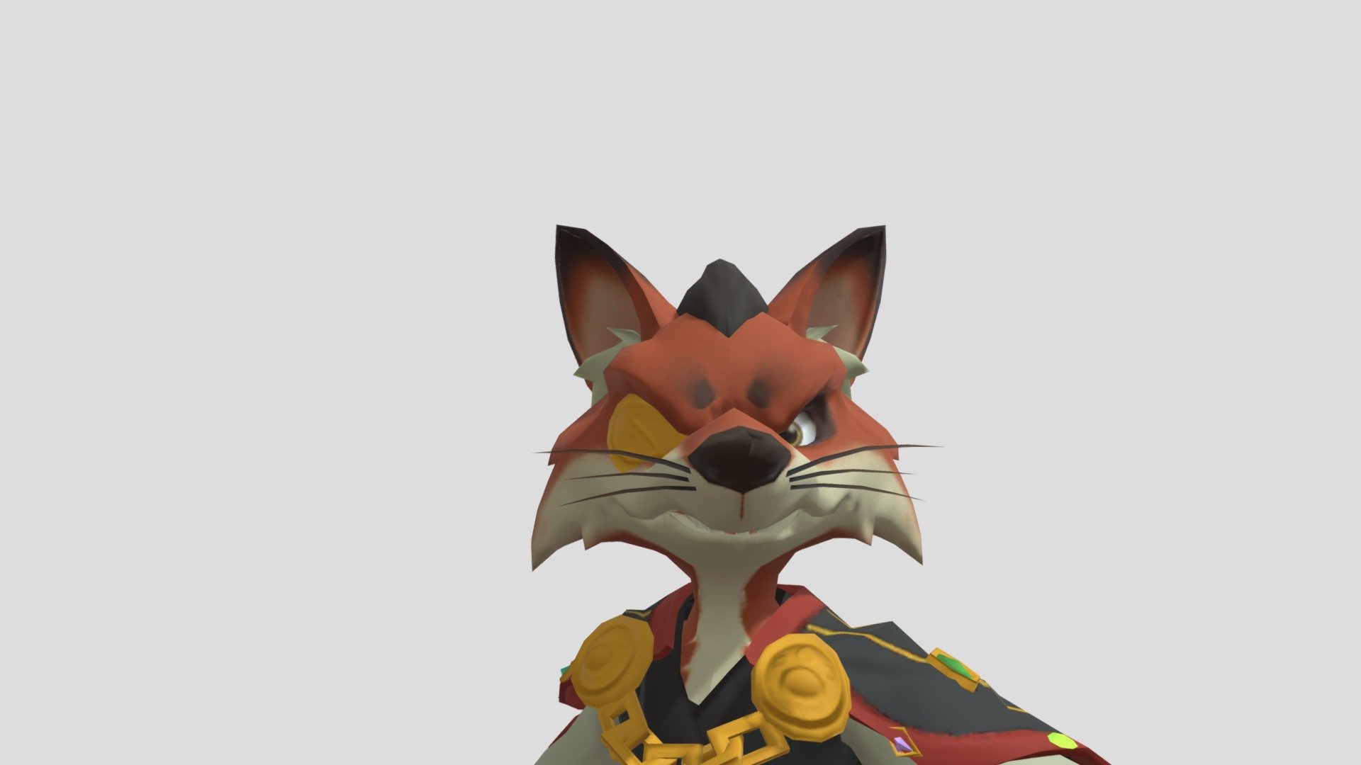 Fox Warrior - Download Free 3D model by theamazingdonovan207 [1401eee ...