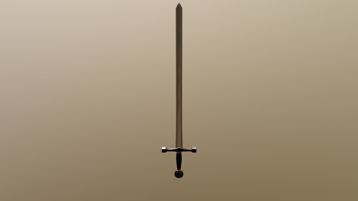 Sword (Textured) 3D Model