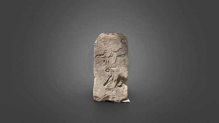Part of an obelisk of King Seti I 3D Model