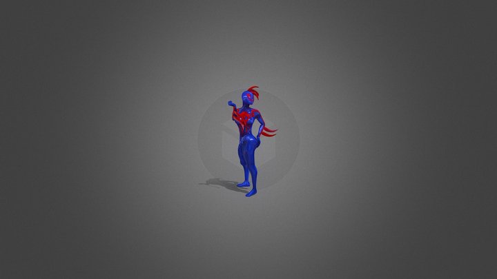 Spider Woman 2099 3D Model