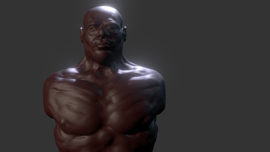 Afro Man Body Build