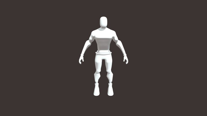 Stylized Base Model Practice 3D Model