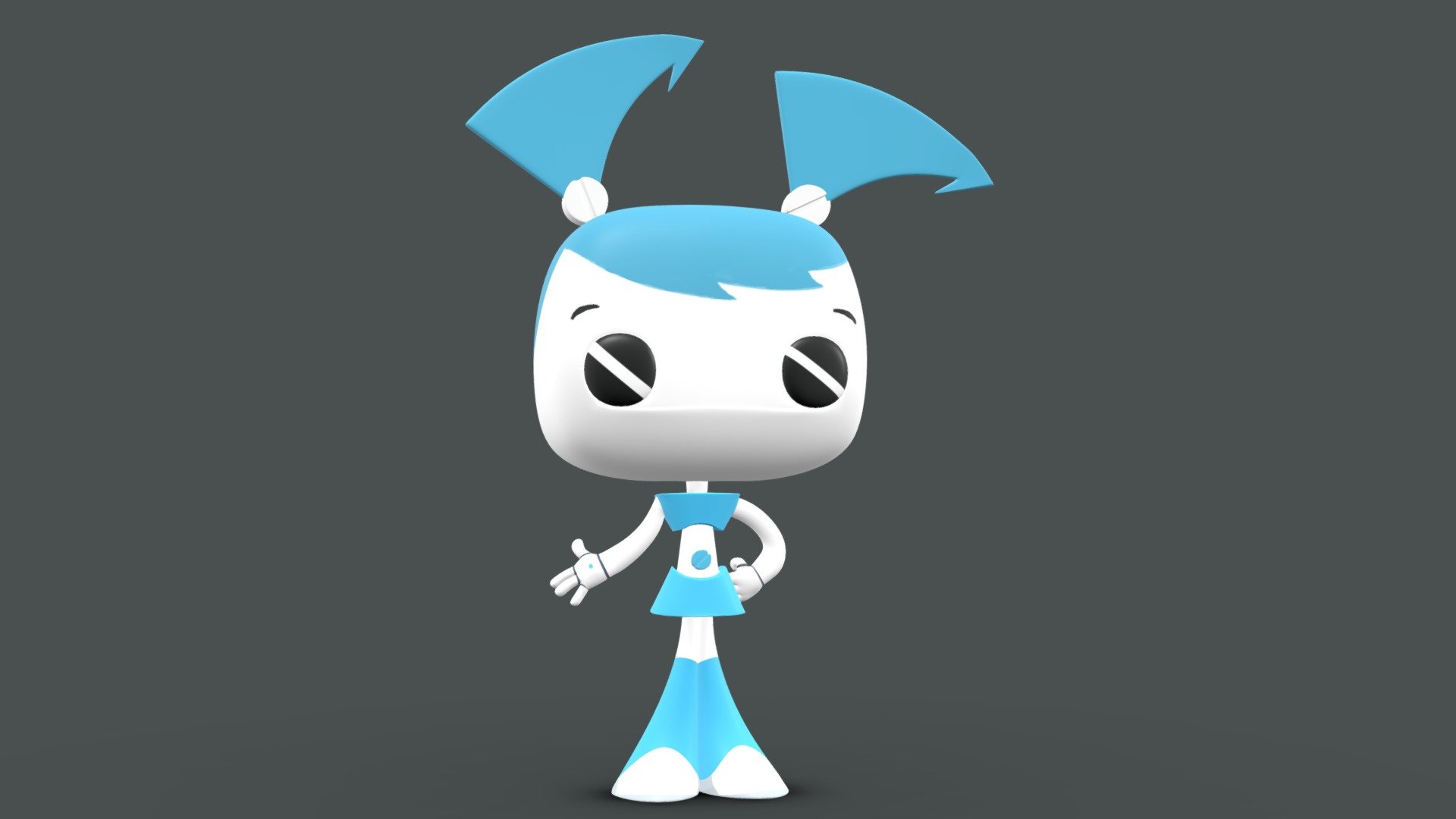 Jenny/XJ9 funko pop - Download Free 3D model by SleepyPineapple  (@SleepyPineapple) [1403e52]