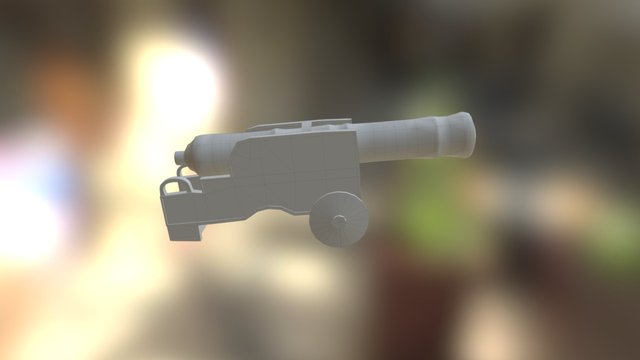 Hard Model 1: Cannon 3D Model