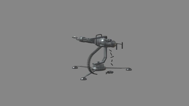 MINIGUN 3D Model