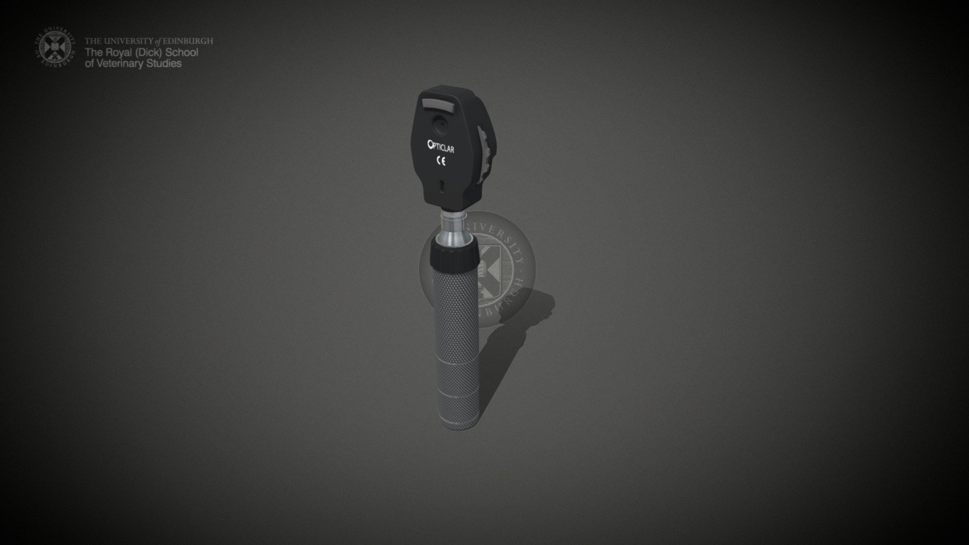 Ophthalmoscope Head Heine LED 3D model by Brian Mather (brian