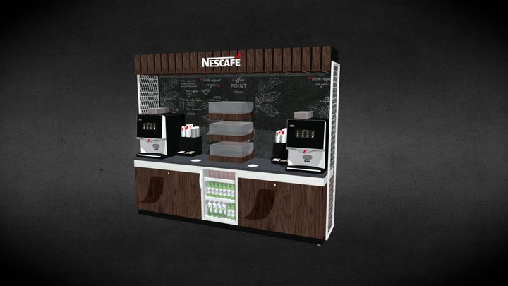 Nescafe Coffee  Machine 3D Model