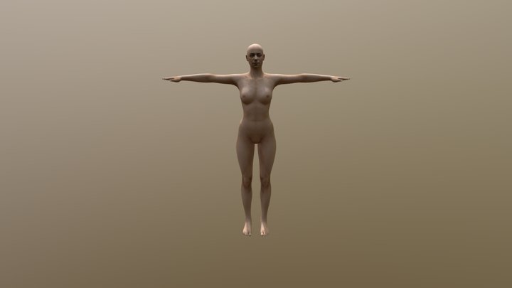 GIRL FULL BODY 3D Model
