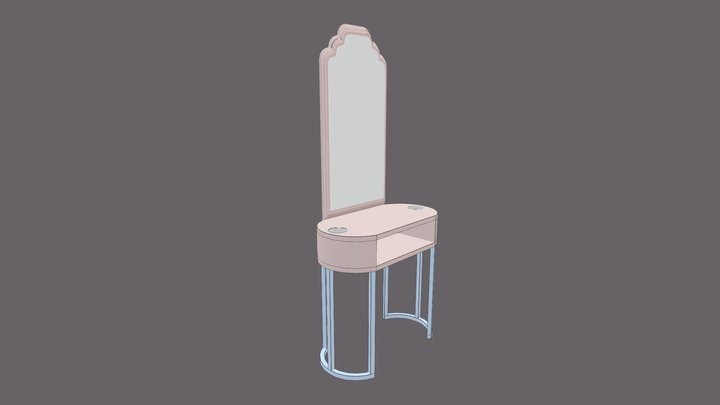Hairdreeser Table 3D Model