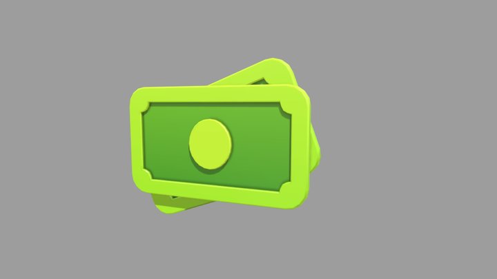 3D Icon cash 3D Model