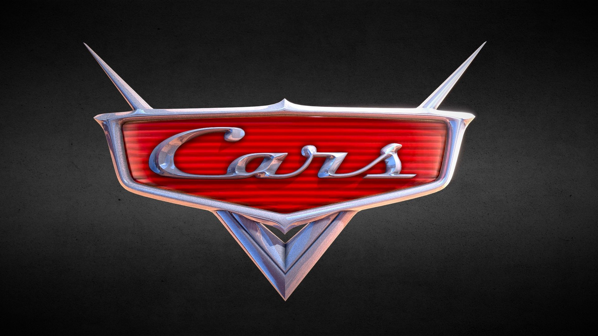 Disney Pixar s Cars Logo Download Free 3D Model By Matisosanimation 