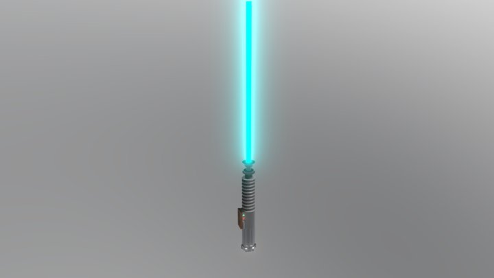 Star Wars Luke's Lightsaber 3D Model