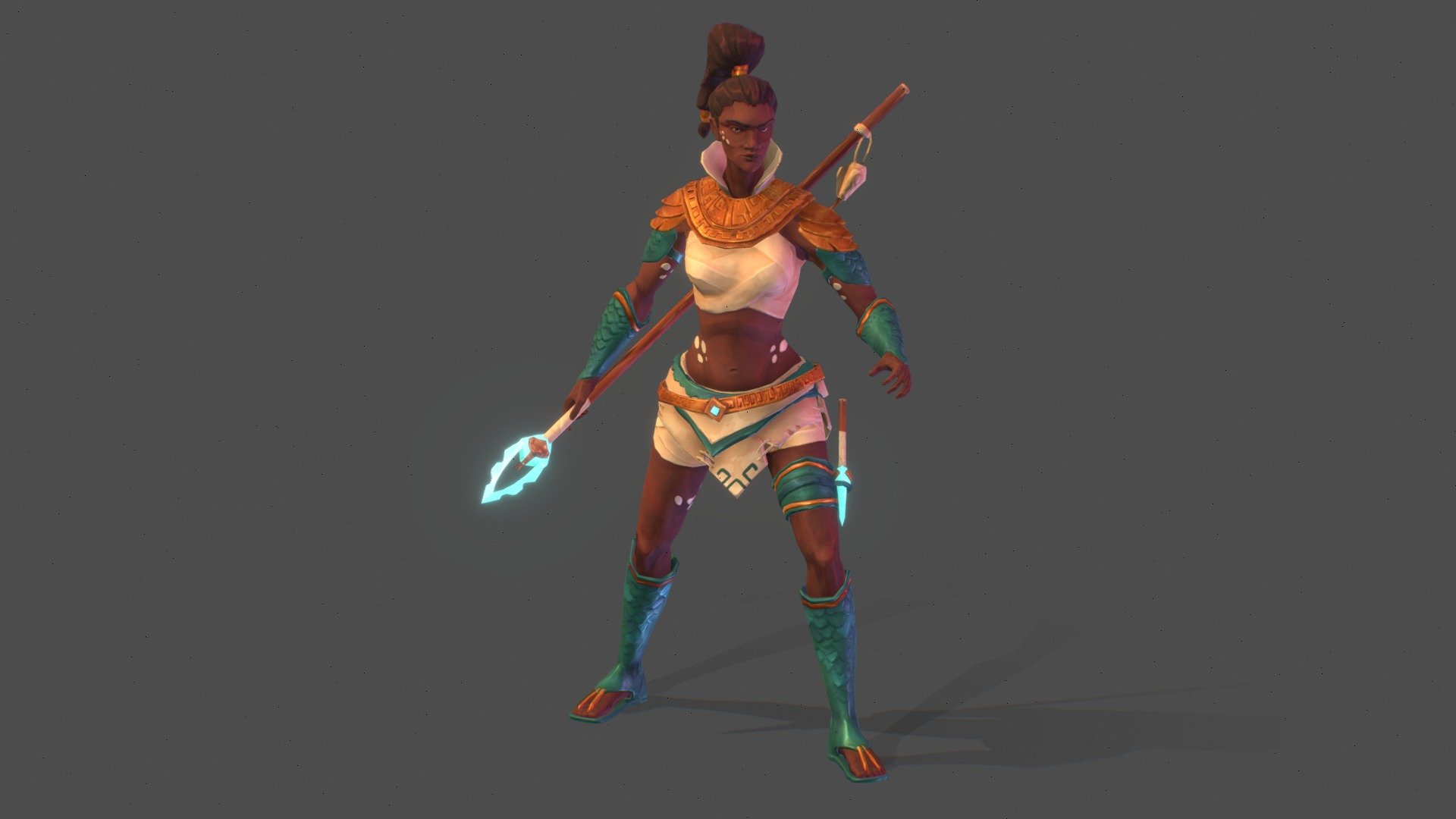 Character Design - Aztec Warrior — Sketchfab embed 3D viewer