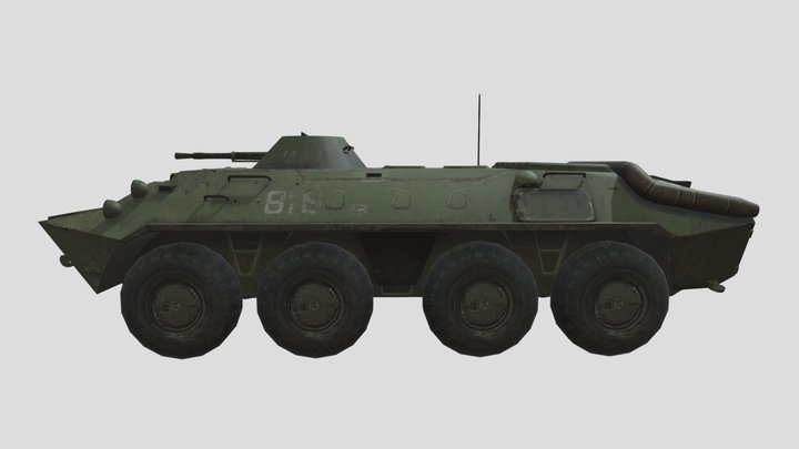 BTR-70 - USSR 3D Model