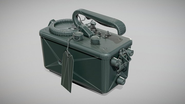 Geiger Counter LP 3D Model