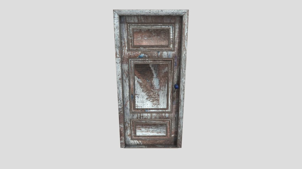 Iron Rustymetal Wood Door