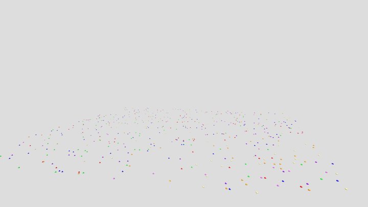 Floor Candy Mess 3D Model