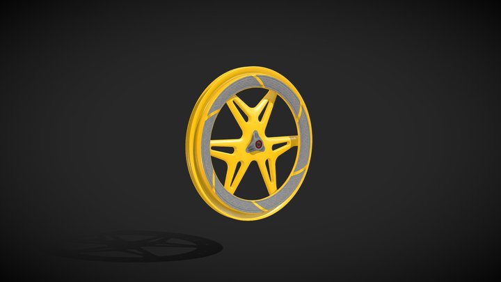 Roue Démontable Light 3D Model