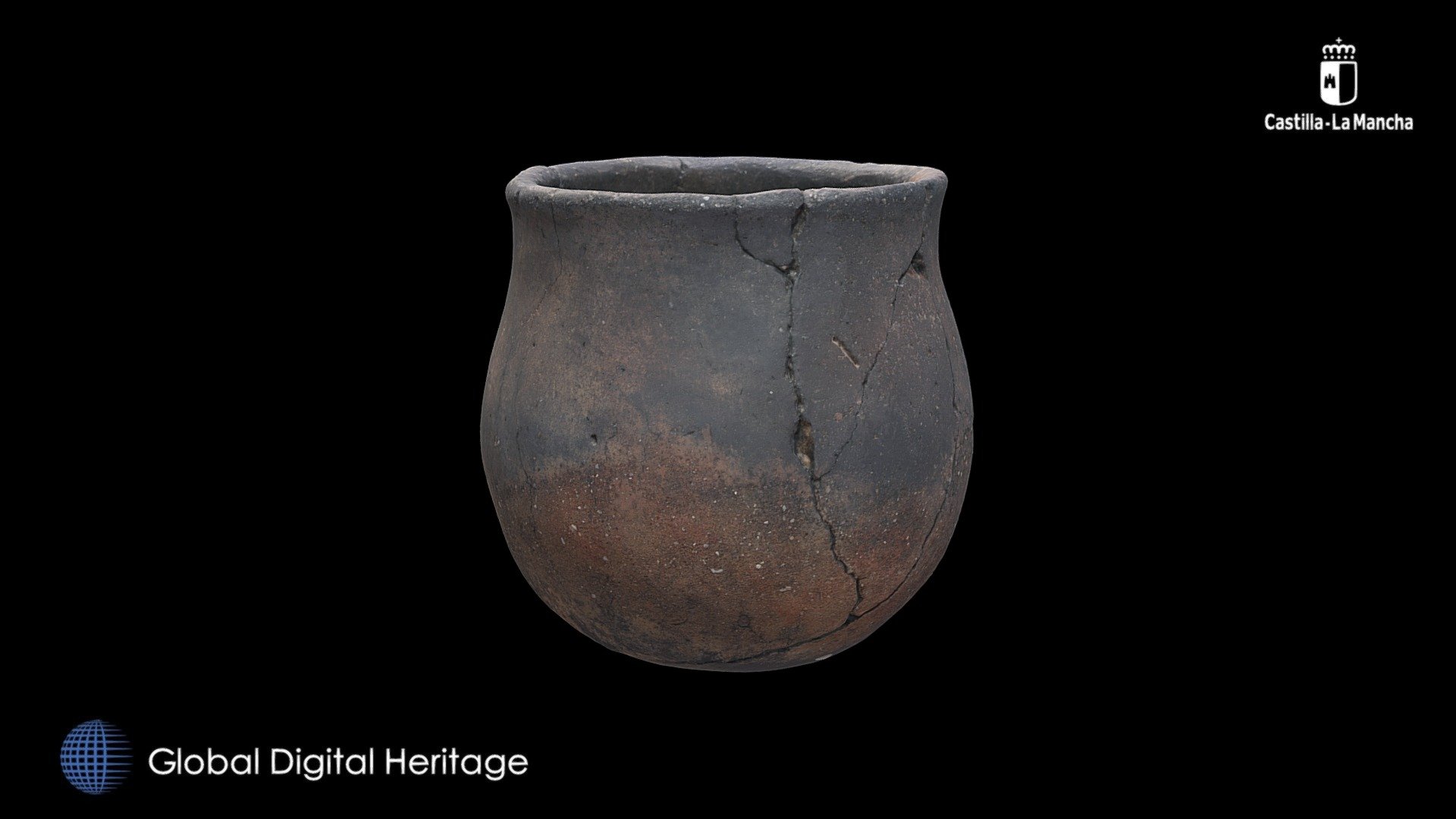Ceramic Pot, Castilla-La Mancha, Spain.