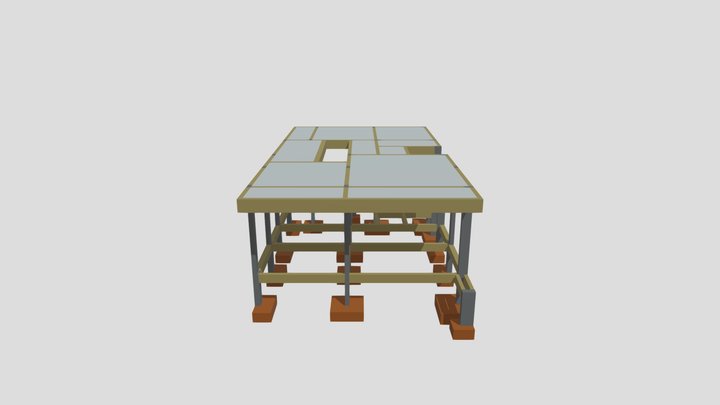 PROJETO ESTRUTURAL - CASA Z 3D Model