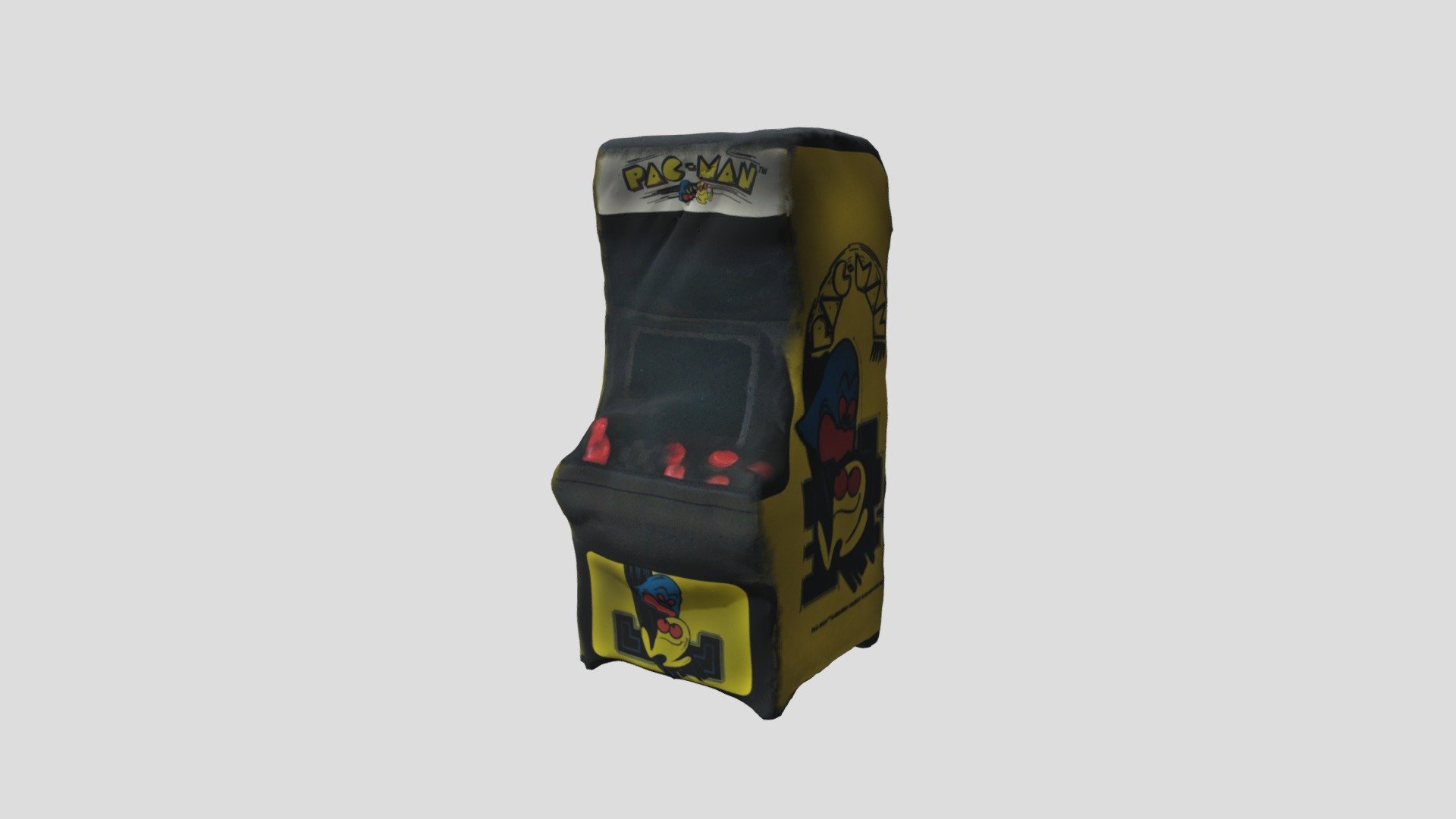 Pacman Arcade Keychain Model