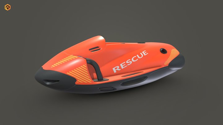 Water Scooter 3D Model