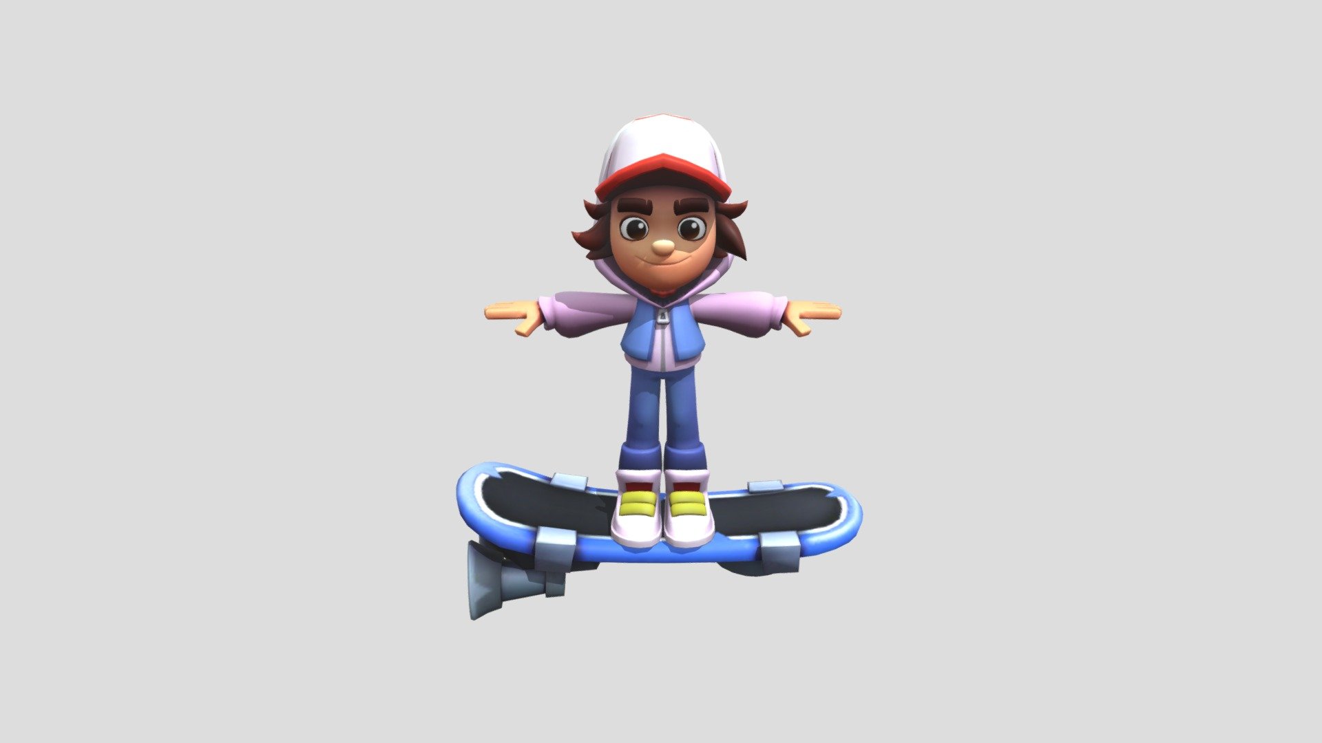 STL file jack from subway surfers 🚆・Template to download and 3D