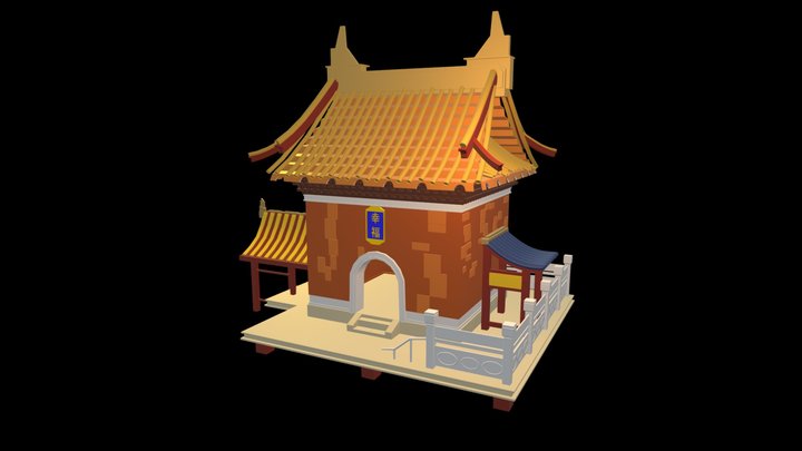 Chinese house 3D Model