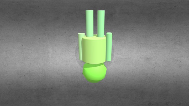 BUGGED ANDROID 3D Model