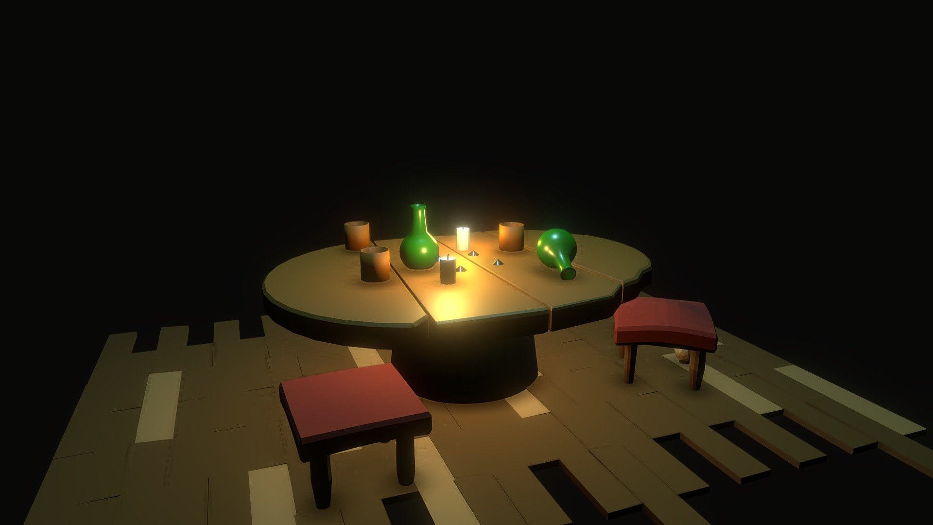 Low Poly Tavern Furniture (SoT Inspired)