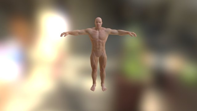 Realistic Alpha Male - Rigged 3D Model
