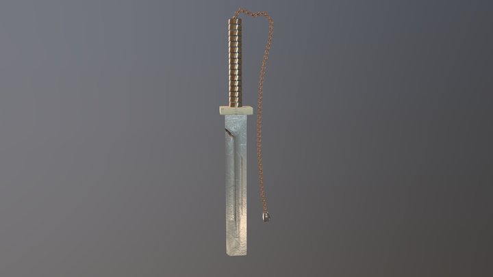 One-edged sword _ Nier: Automata-Like 3D Model