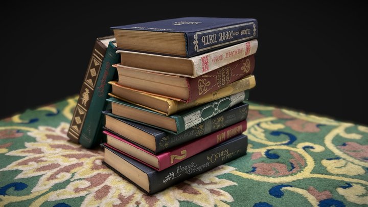 Books | RealityScan iPhone 3D Model