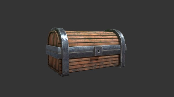 Stylized Chest 3D Model