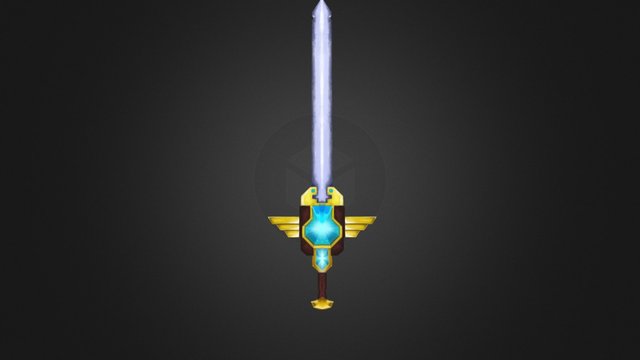 Gem Sword 3D Model
