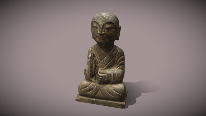 Stone Buddah 3D Model