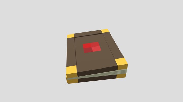 Book-minecraft 3D Model